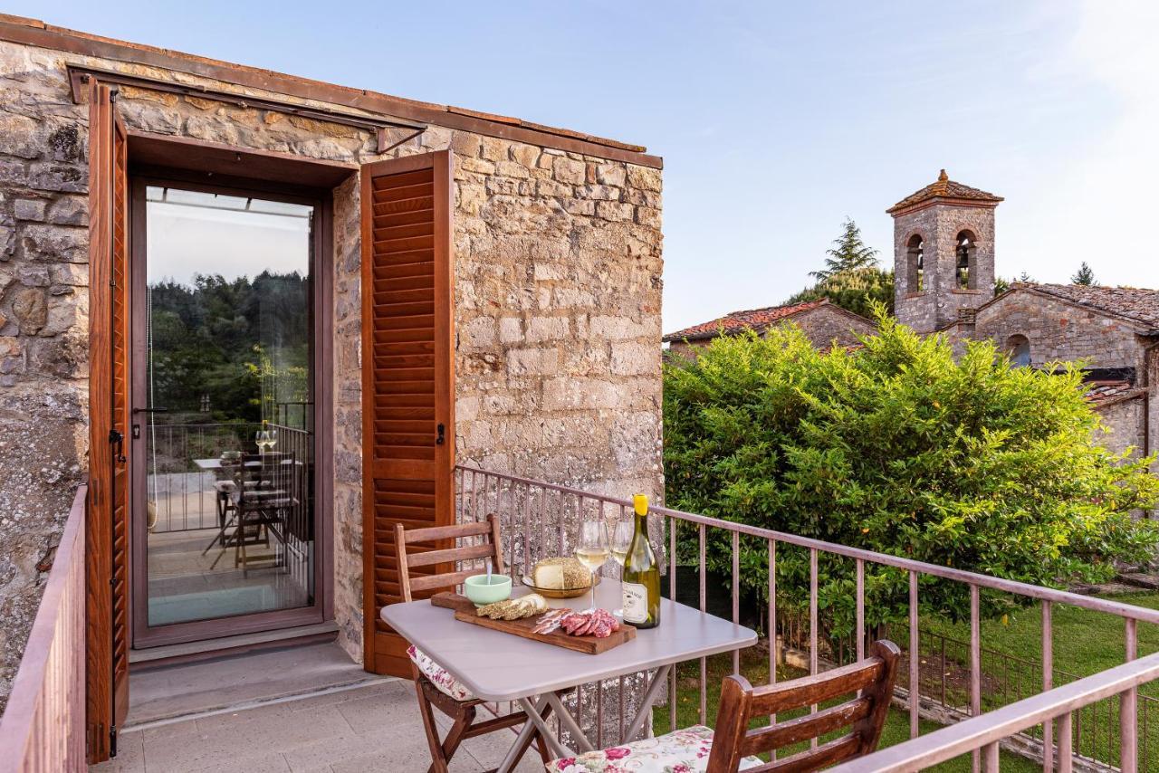 L'Abbazia Villa Lucolena in Chianti Eksteriør billede